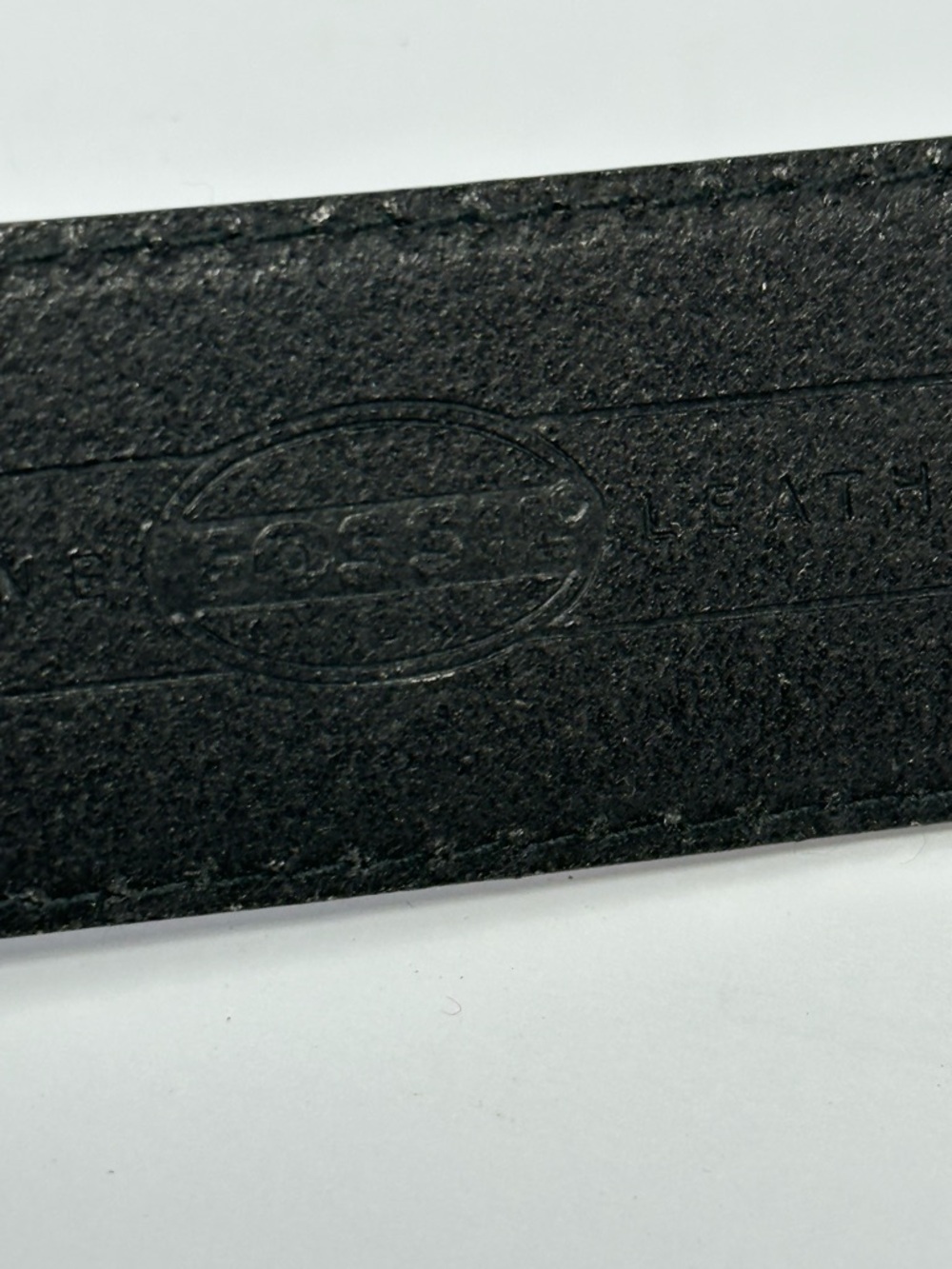 Fossil Black Genuine Leather Belt Medium 29-32” Women’s U9 - Picture 2 of 5